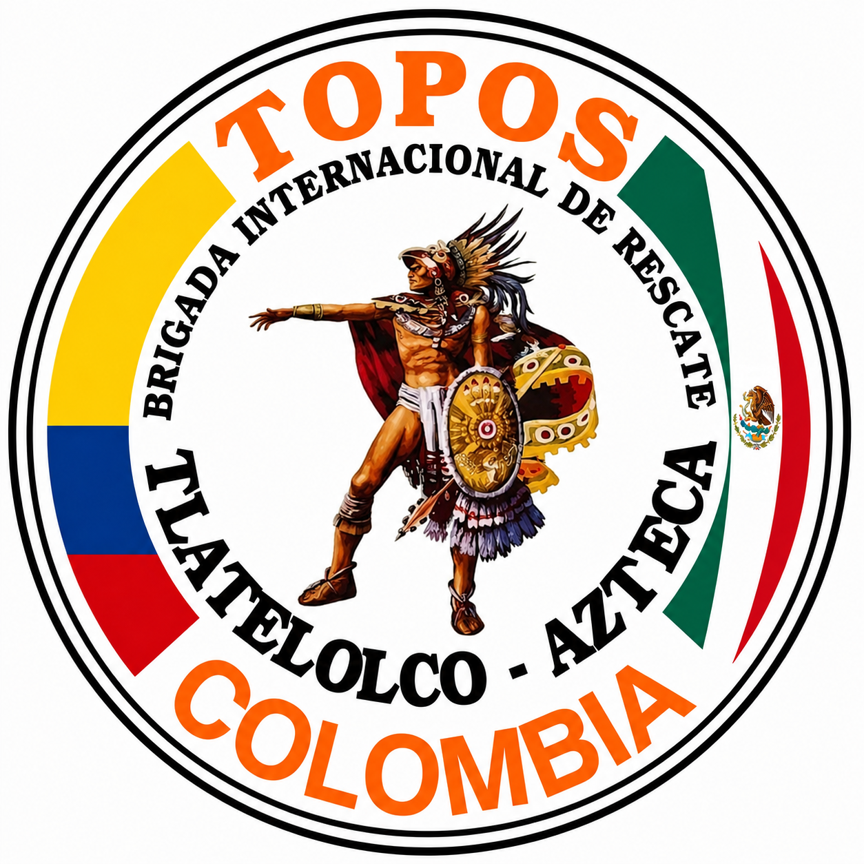 Emblema de Topos Azteca Colombia